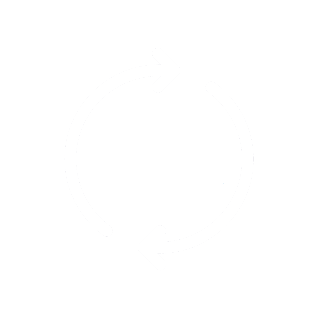 an icon with a pound sterling sign within two arrows around it